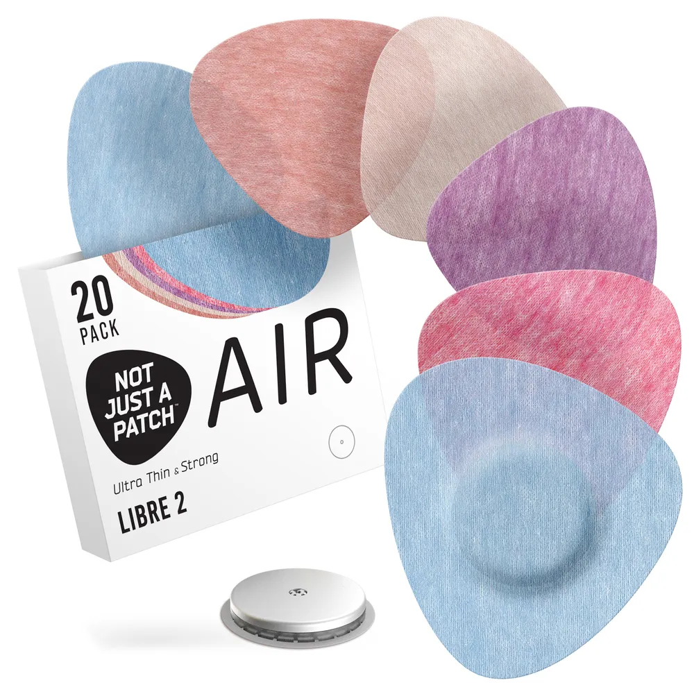 Plasturi senzori glicemie AIR Not Just a Patch multicolor pentru Freestyle Libre