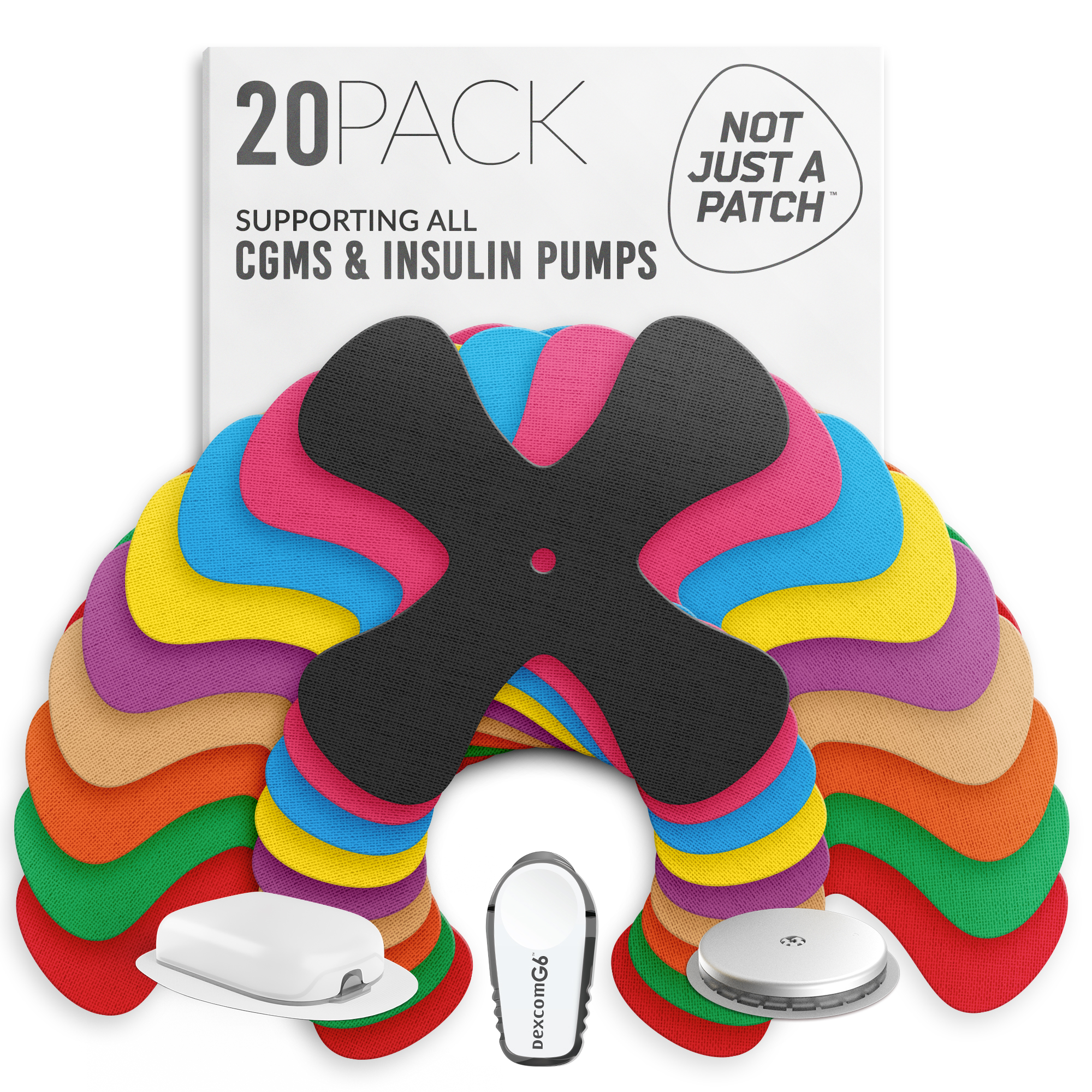 Plasturi senzori glicemie X-Patch în mai multe culori