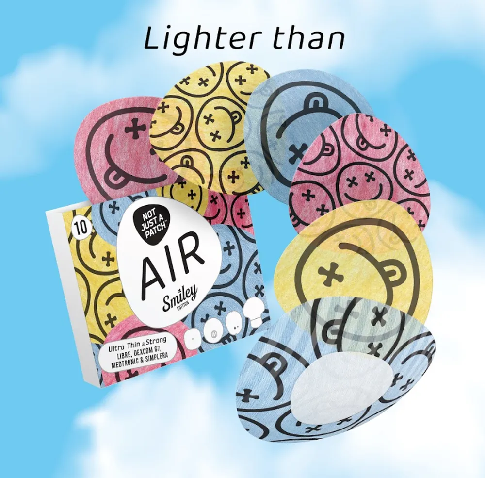 Plasturi senzori glicemie AIR Smiley pentru Medtronic Guardian si Simplera