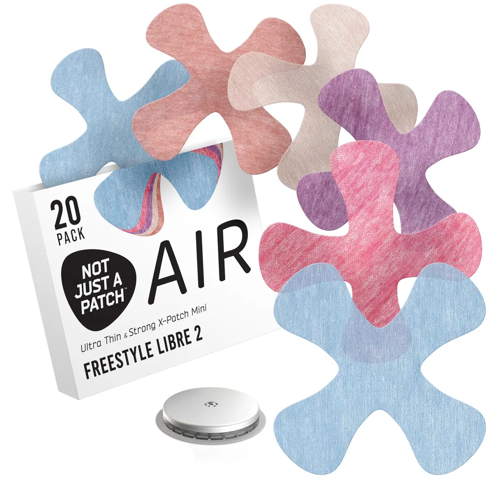 Plasturi senzori glicemie AIR X-Mini Not Just a Patch multicolor pentru Freestyle Libre si Medtronic